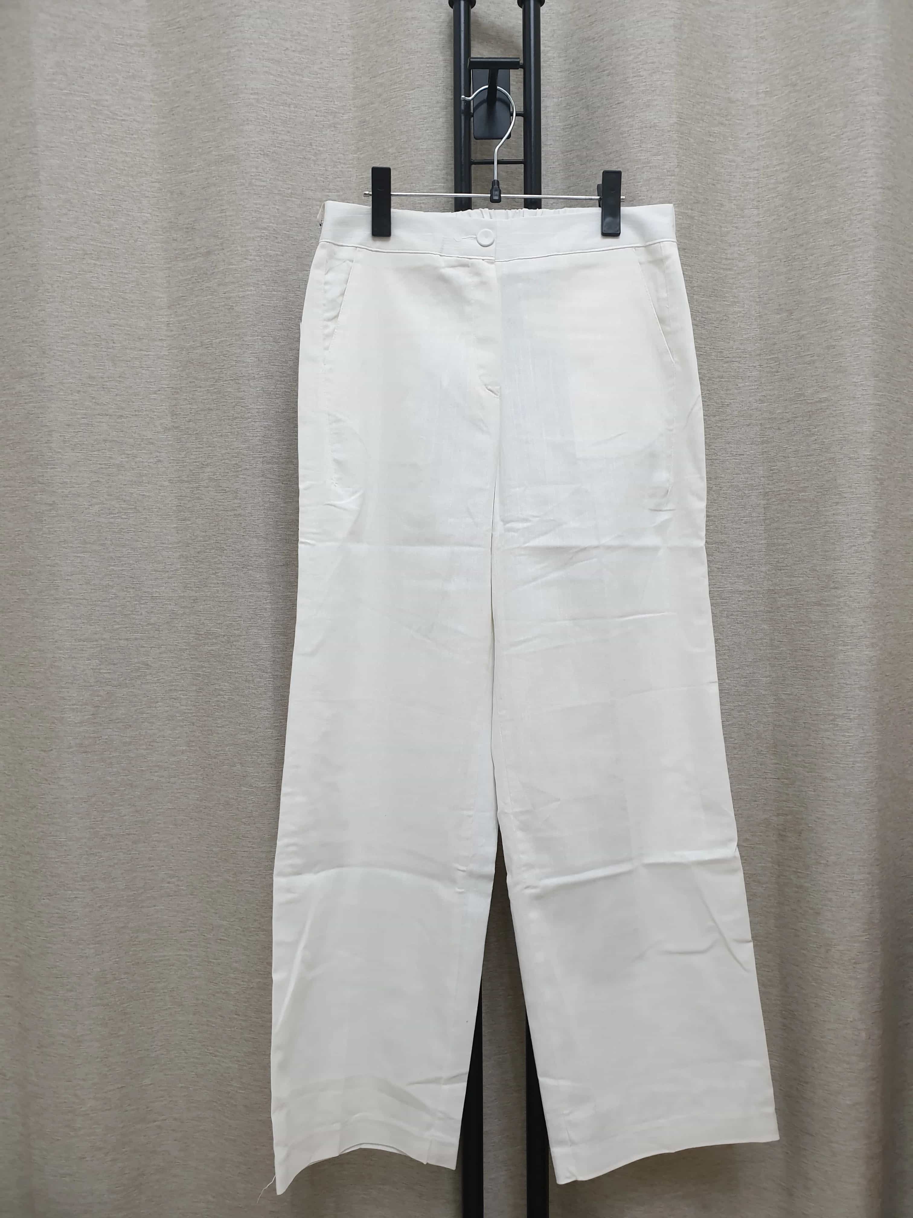 Wide Leg Linen Trousers